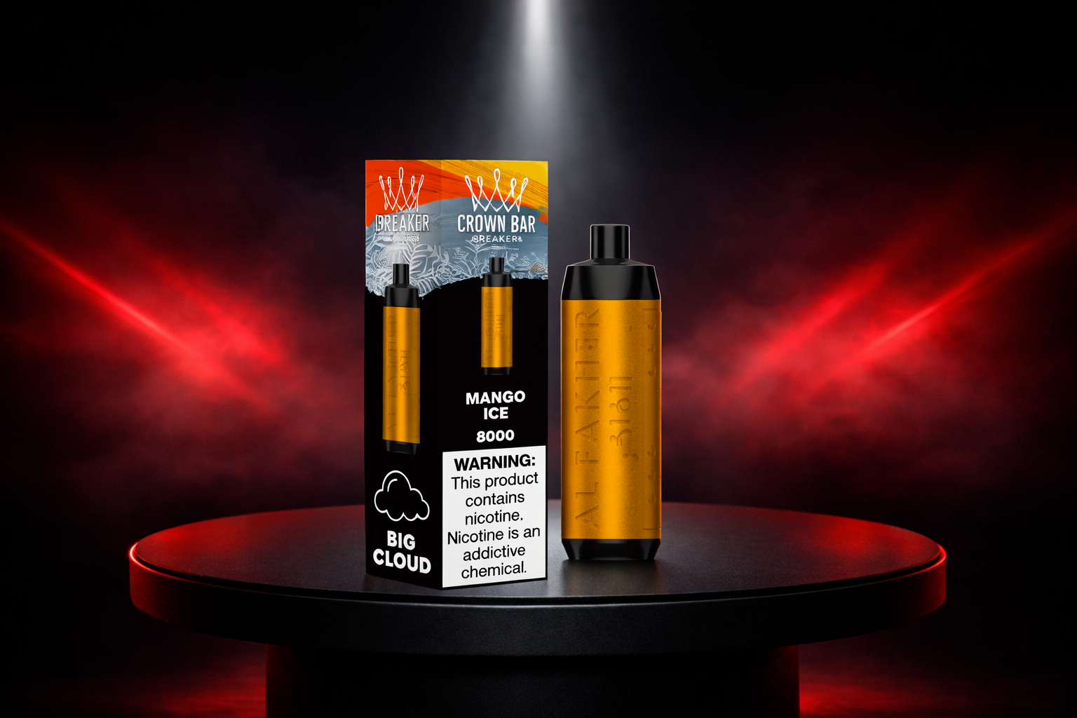 Al Fakher Crown Bar Hypermax 15K - efajki jednorazowe sklep